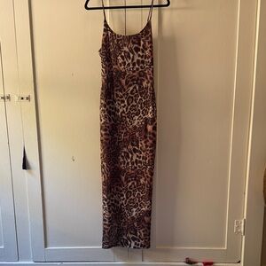 Leopard Print Maxi Dress